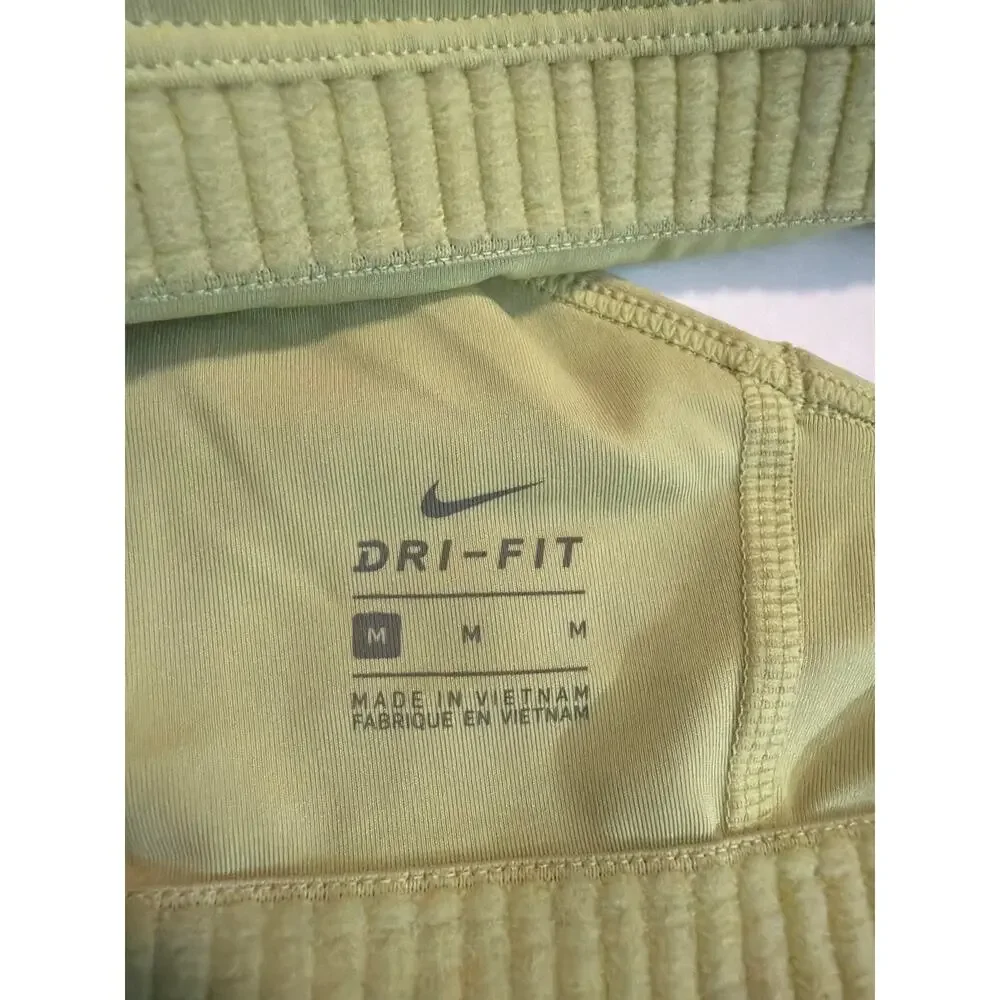Nike lime green sports bra SZ M